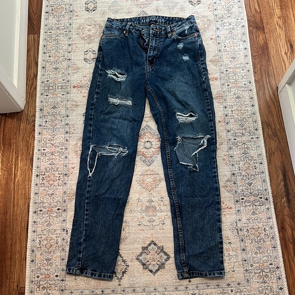 Dark wash mom jeans - Picture 2 of 10